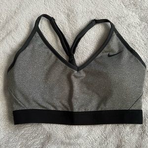 Nike Grey Indy Sports Bra
